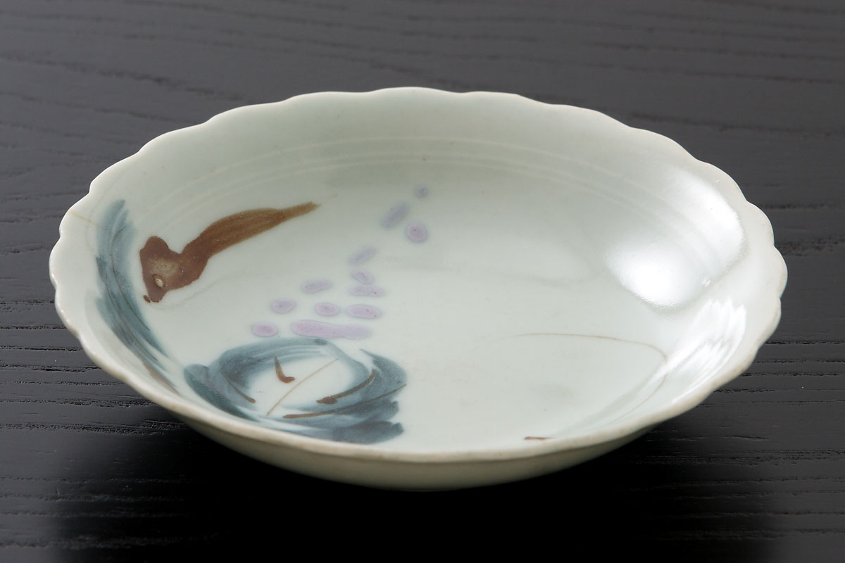 e58-2637　古い日本の皿