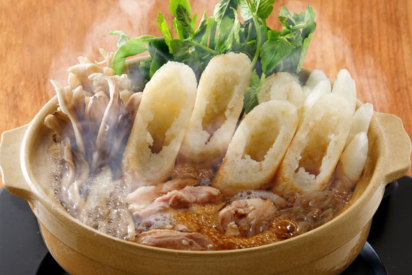 きりたんぽ鍋 画像2 湯気 秋田県 郷土料理 無料写真素材