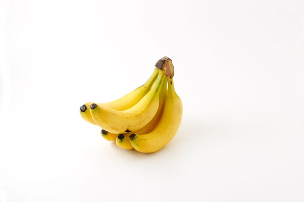 バナナ 画像2 白バック フリー写真素材