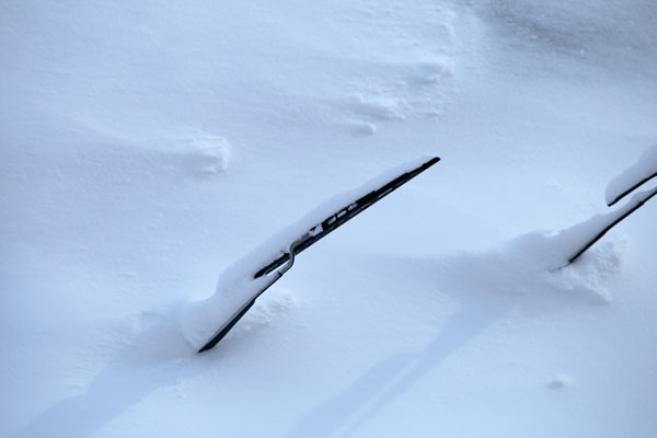 大雪の後 クルマ 自動車 積雪 画像6 無料写真素材「花ざかりの森」