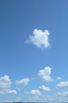 青空と雲の無料画像4624