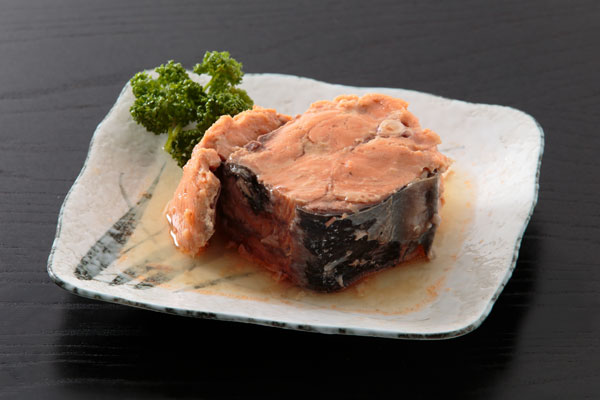鮭の缶詰 紅鮭 魚缶 画像3 フリー写真素材 「花ざかりの森」