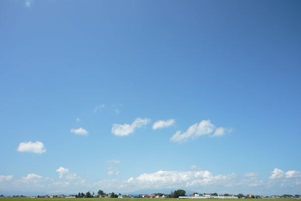 青空と雲 画像 フリー写真素材