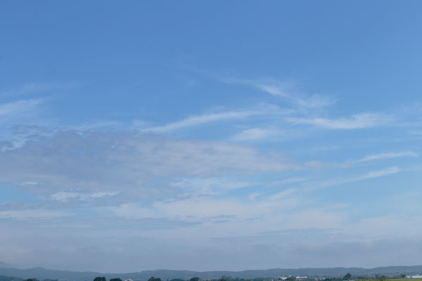 朝の空 雲 3765 画像 フリー写真素材「花ざかりの森」