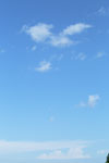 青空と雲の無料画像4093