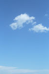 青空と雲の無料画像4117