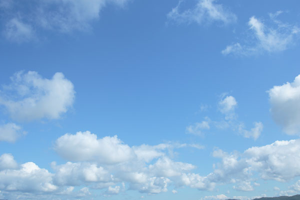 青空 雲 4398 フリー画像 無料写真素材