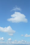 青空と雲の無料画像4361
