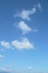 青空と雲の無料画像4407