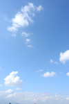 　合成用 青空 空 雲の写真　無料素材