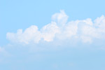 無料写真素材 青空と入道雲 夏雲 画像 合成用 