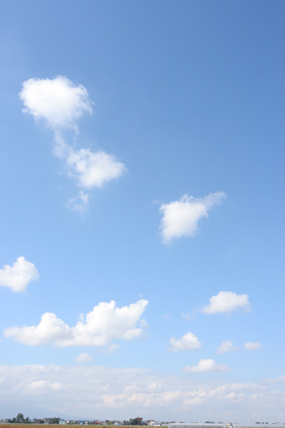 無料写真素材 ストックフォト 空 青空 雲 合成用 画像3