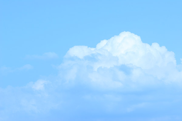 無料写真素材 青空と入道雲 夏雲 画像9 合成用