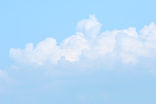 無料写真素材 青空と入道雲 夏雲 画像10 合成用